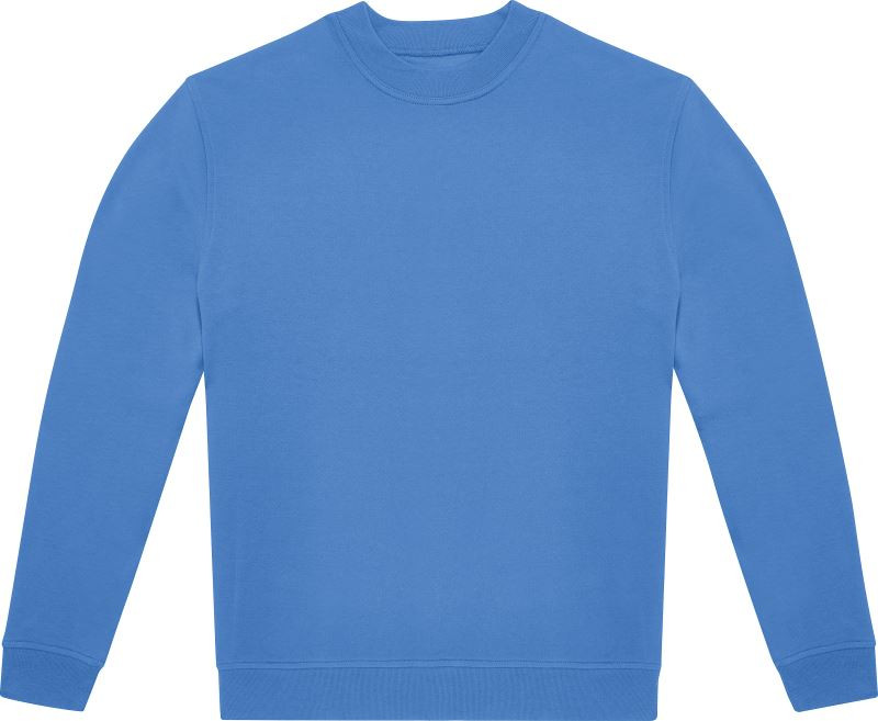 B&C ID.222 Crew Unisex mikina 01.I222 lake blue
