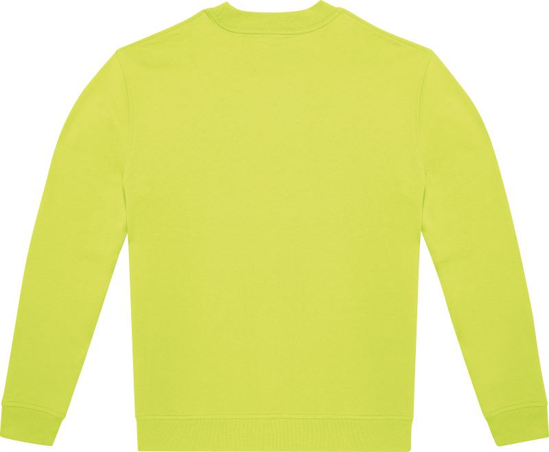 B&C ID.222 Crew Unisex mikina 01.I222 acid lime - Dámské oblečení mikiny