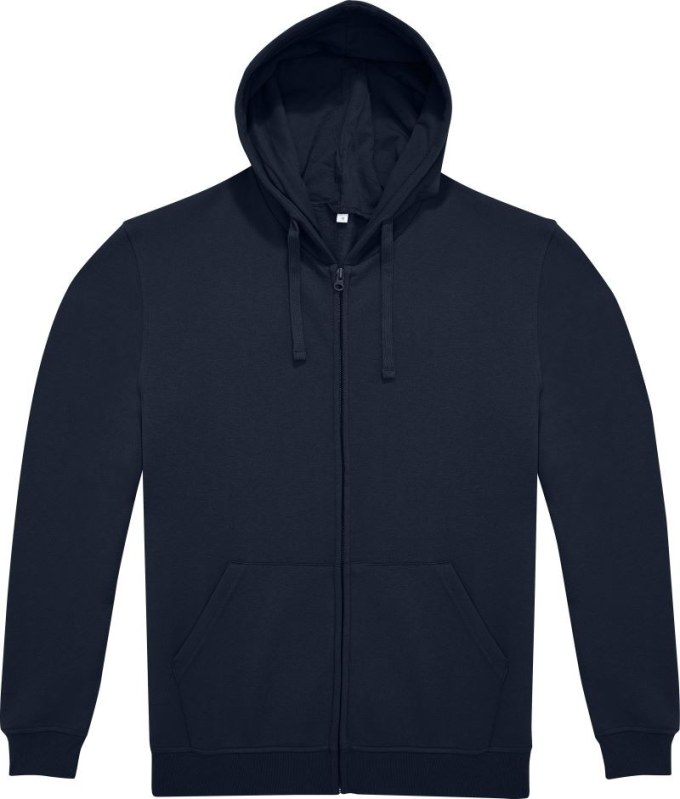 B&C ID.224 Zip Hood Unisex mikina s kapucí 01.I224 navy