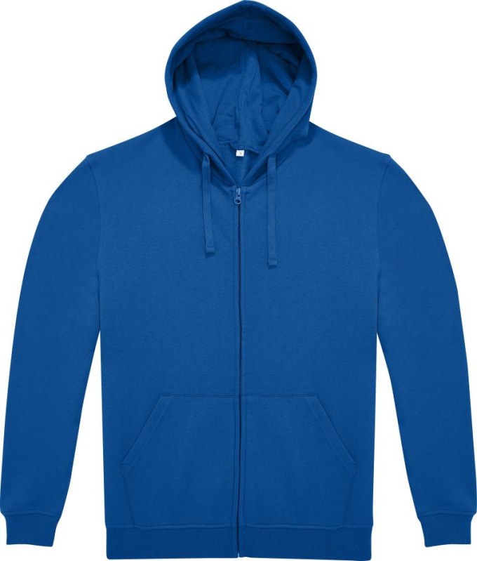 B&C ID.224 Zip Hood Unisex mikina s kapucí 01.I224 royal blue