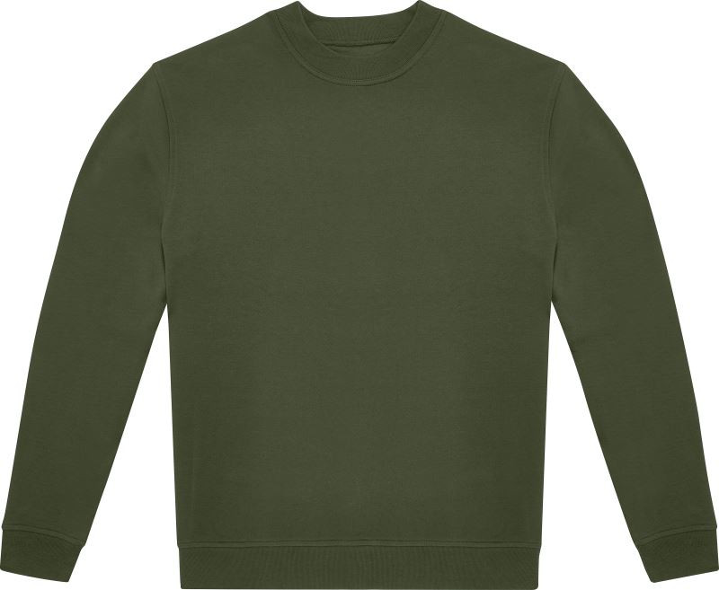 B&C ID.332 Crew Unisex mikina 01.I332 urban khaki