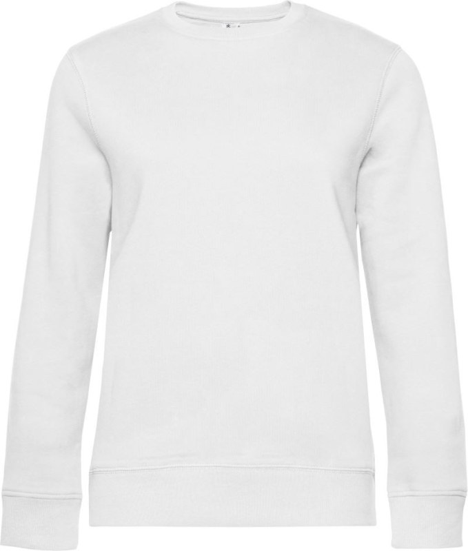 B&C QUEEN Crew Neck_° Dámská mikina 01.W01Q white