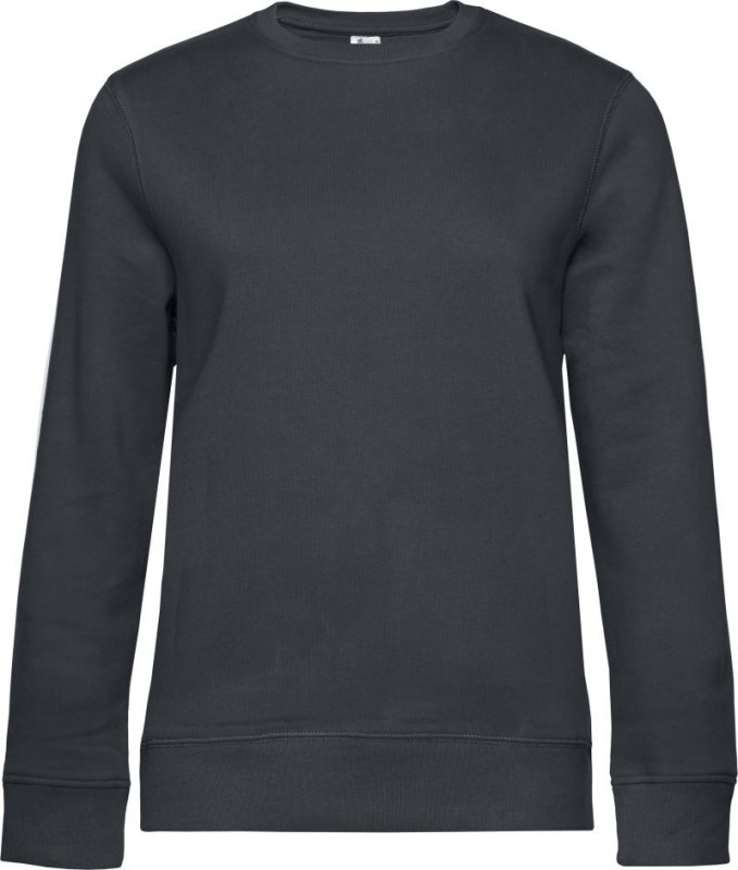 B&C QUEEN Crew Neck_° Dámská mikina 01.W01Q asphalt
