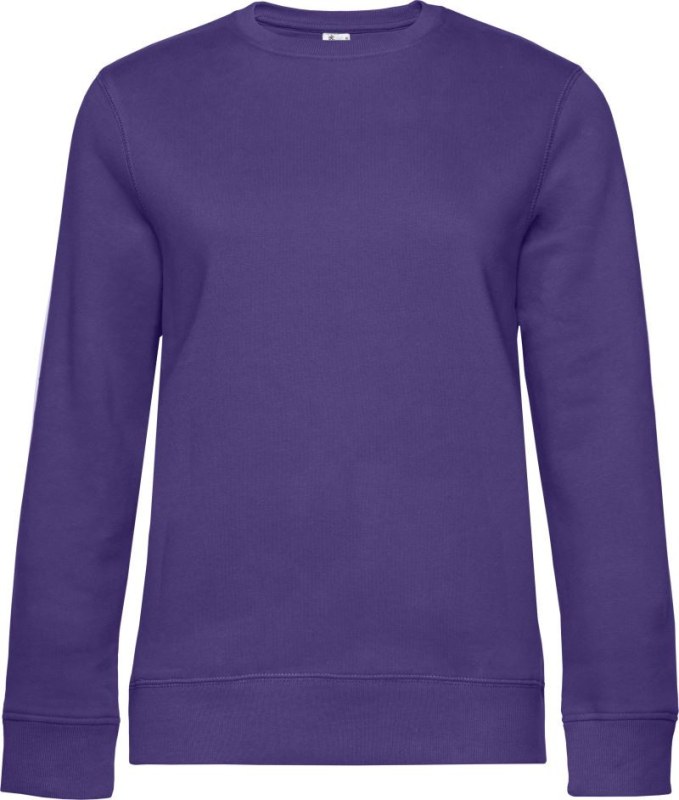 B&C QUEEN Crew Neck_° Dámská mikina 01.W01Q radiant purple