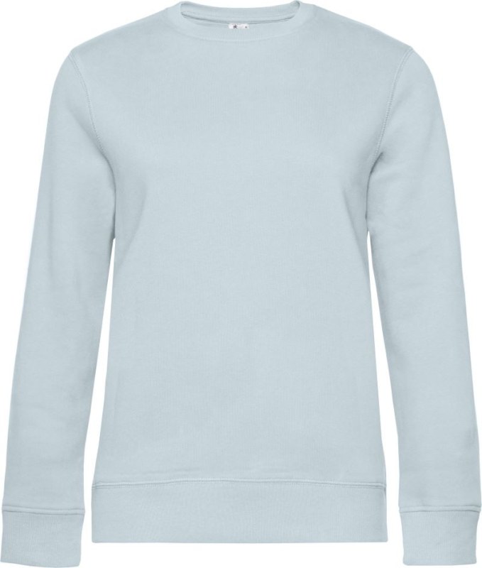 B&C QUEEN Crew Neck_° Dámská mikina 01.W01Q pure sky