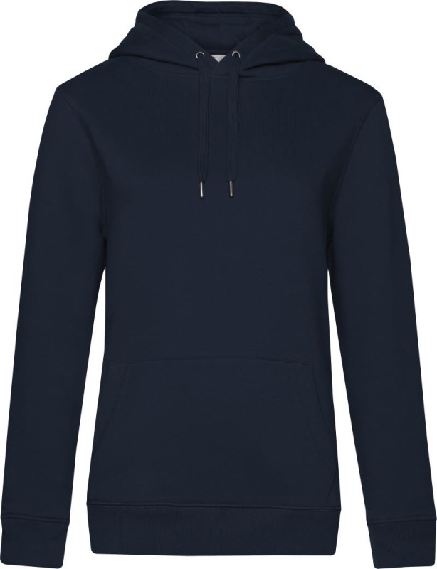 B&C QUEEN Hooded_° Dámská mikina s&nbsp;kapucí 01.W02Q navy - Dámské oblečení mikiny