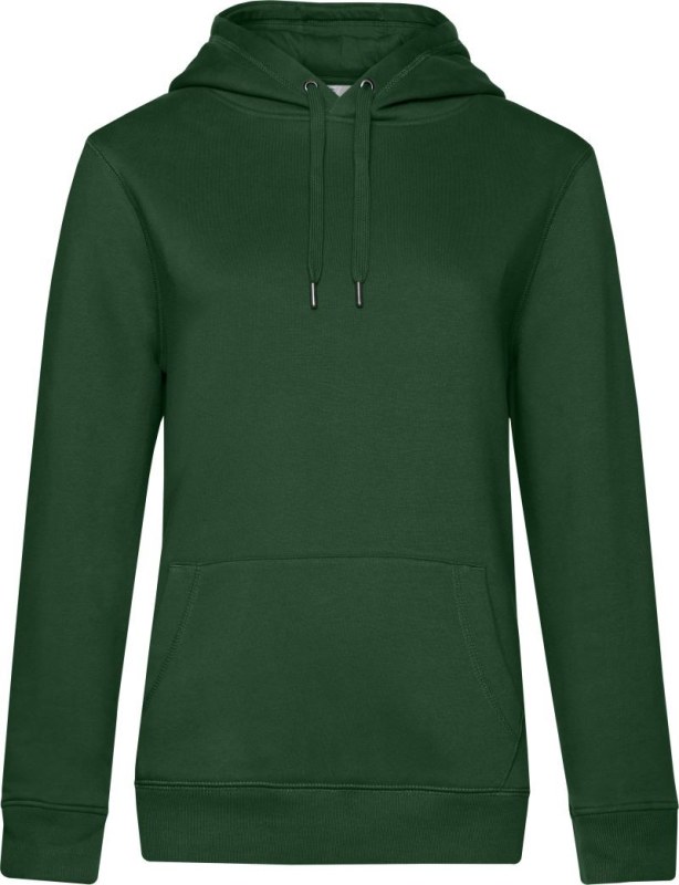 B&C QUEEN Hooded_° Dámská mikina s kapucí 01.W02Q bottle green