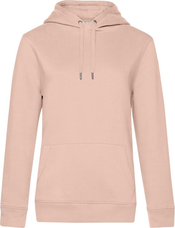 B&C QUEEN Hooded_° Dámská mikina s kapucí 01.W02Q soft rose
