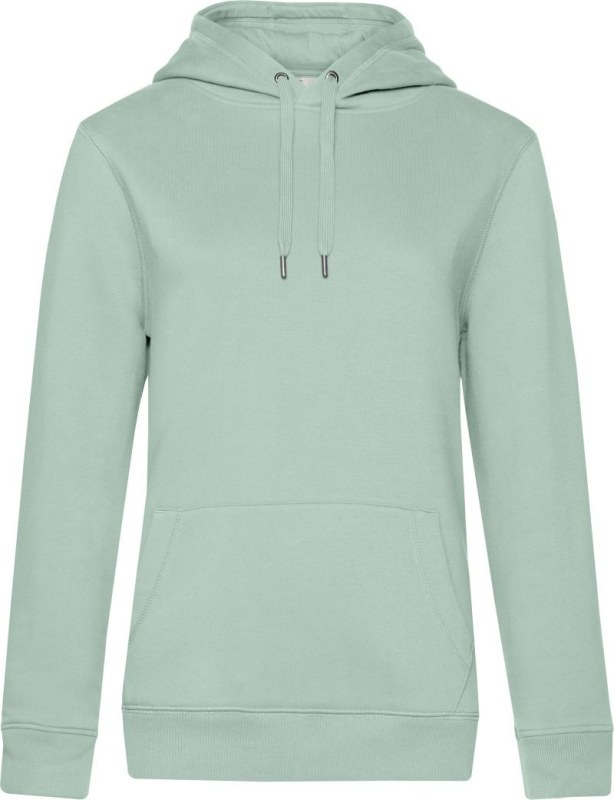 B&C QUEEN Hooded_° Dámská mikina s kapucí 01.W02Q aqua green