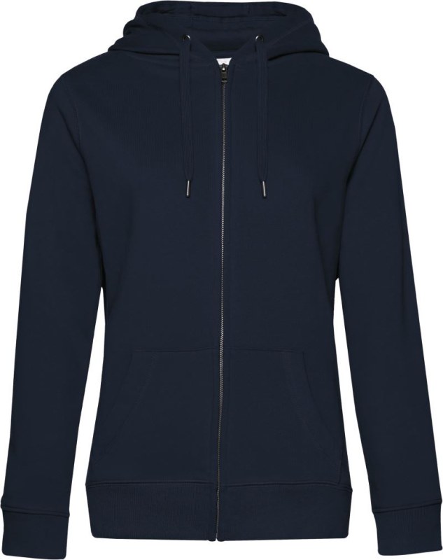 B&C QUEEN Zipped Hood_° Dámská mikina s kapucí 01.W03Q navy