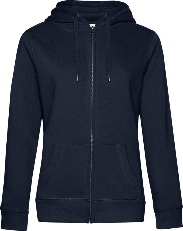 B&C QUEEN Zipped Hood_° Dámská mikina s kapucí 01.W03Q navy blue