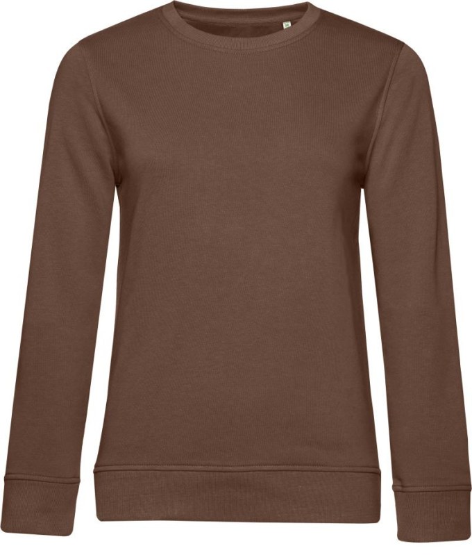 B&C Inspire Crew Neck /women_° Dámská mikina 01.W32B mocha - Dámské oblečení mikiny