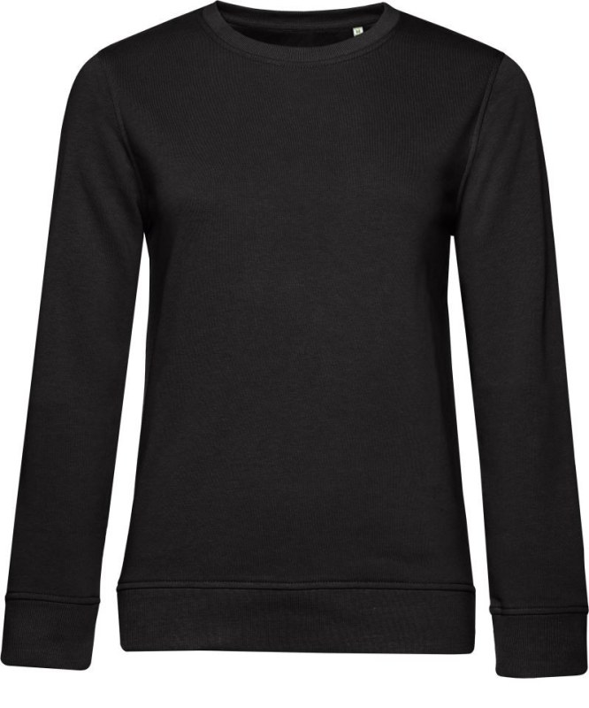 B&C Inspire Crew Neck /women_° Dámská mikina 01.W32B black pure - Dámské oblečení mikiny