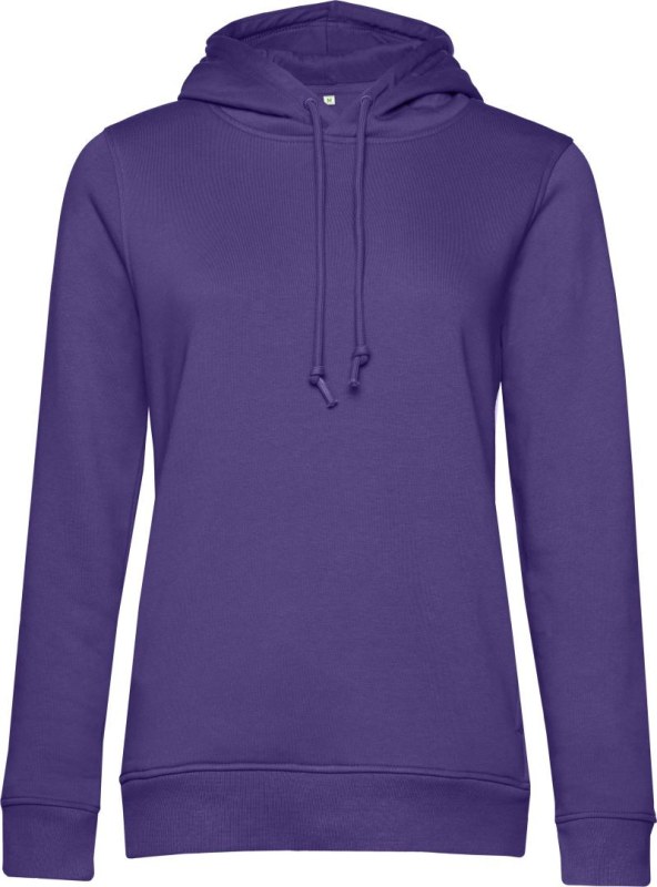 B&C Inspire Hooded /women_° Dámská mikina s&nbsp;kapucí 01.W34B radiant purple - Dámské oblečení mikiny