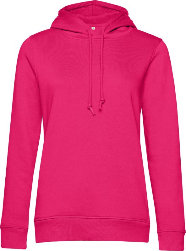 B&C Inspire Hooded /women_° Dámská mikina s kapucí 01.W34B magenta pink