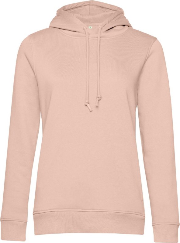 B&C Inspire Hooded /women_° Dámská mikina s kapucí 01.W34B soft rose