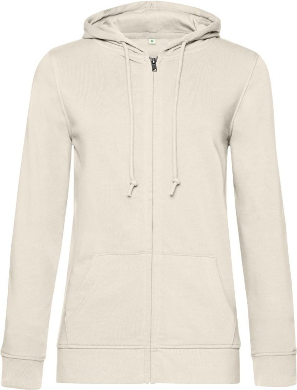 B&C Inspire Zipped Hood /women_° Dámská mikina s kapucí 01.W36B off white