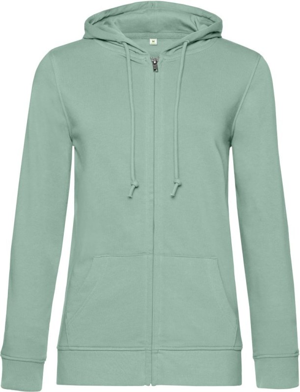 B&C Inspire Zipped Hood /women_° Dámská mikina s kapucí 01.W36B sage