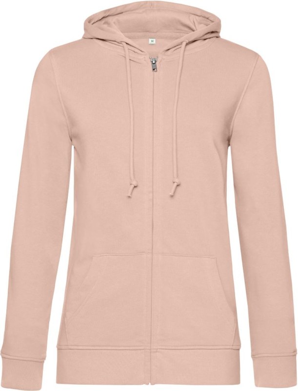 B&C Inspire Zipped Hood /women_° Dámská mikina s kapucí 01.W36B soft rose