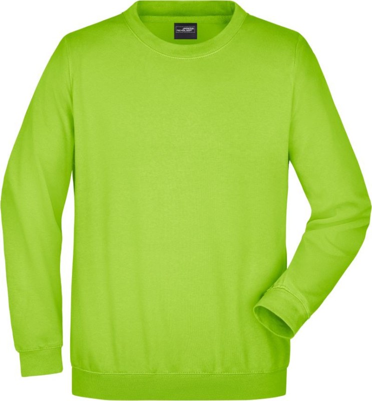 Daiber JN 40 Mikina z těžké bavlny 02.0040 lime green