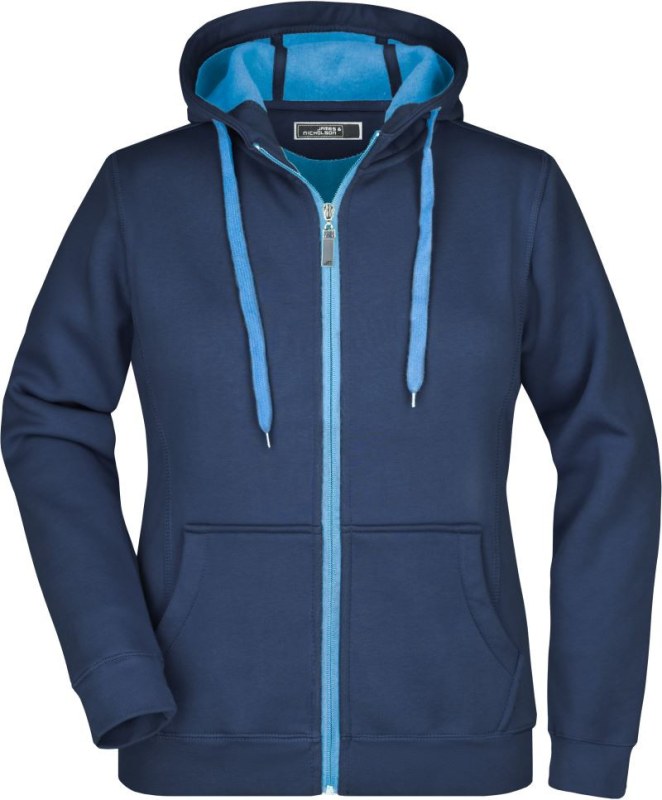 Daiber JN 354 Dámská mikina Doubleface 02.0354 navy/aqua