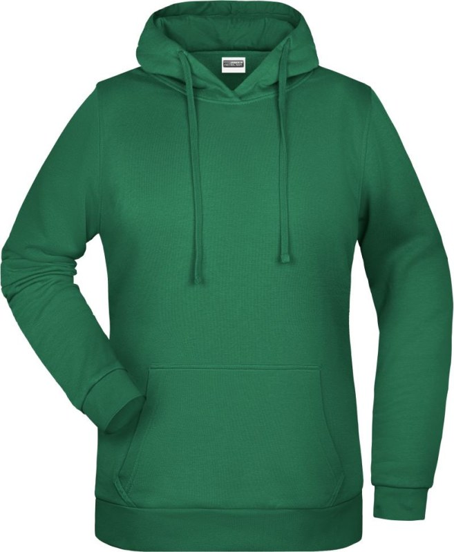 Daiber JN 795 Dámská mikina s&nbsp;kapucí 02.0795 irish green - Dámské oblečení mikiny