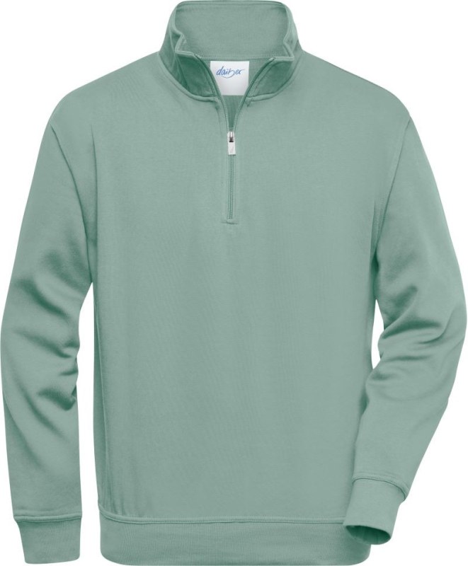 Daiber JN 831 Pracovní mikina s 1/4 zipem 02.0831 foggy green