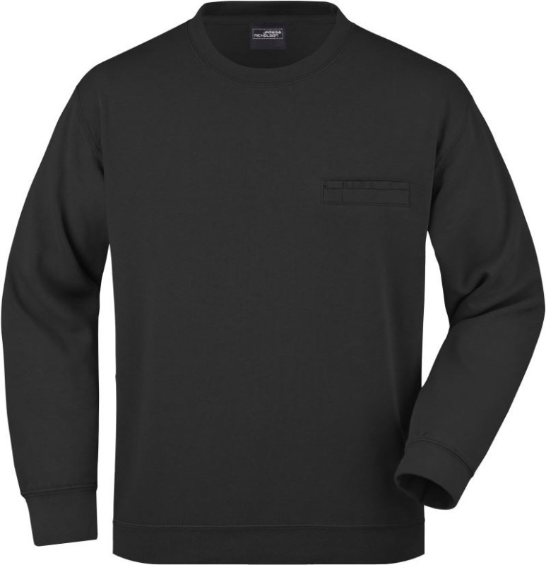 Daiber JN 924 Mikina s náprsní kapsou 02.0924 black