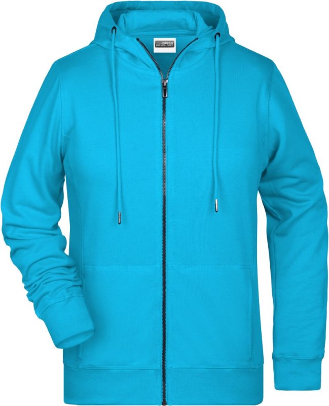 Daiber 8025 Dámská mikina s kapucí 02.8025 turquoise