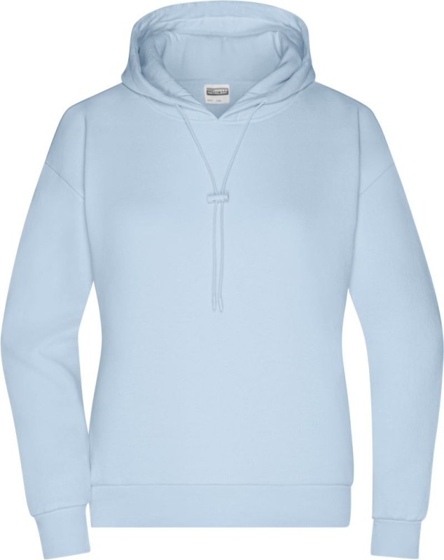 Daiber 8033 Dámská mikina s kapucí "Lounge" 02.8033 light blue