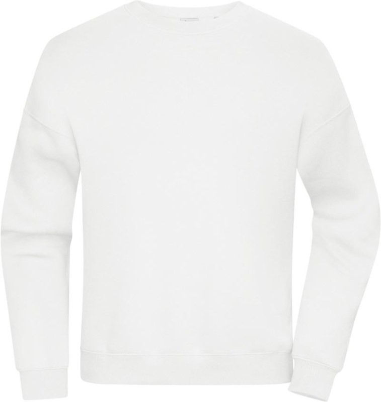 Daiber 8042 Těžká oversize unisex mikina 02.8042 white