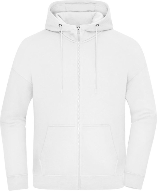 Daiber 8043 Těžká unisex oversize mikina s kapucí 02.8043 white