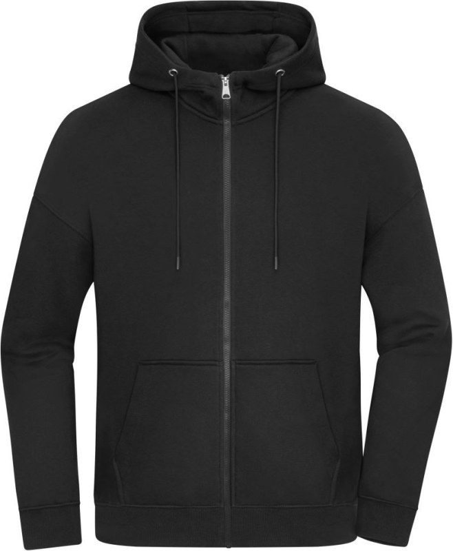 Daiber 8043 Těžká unisex oversize mikina s&nbsp;kapucí 02.8043 black - Dámské oblečení mikiny
