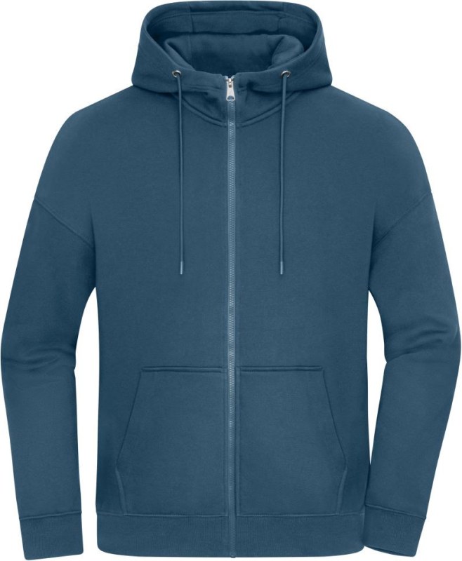 Daiber 8043 Těžká unisex oversize mikina s kapucí 02.8043 dusty blue