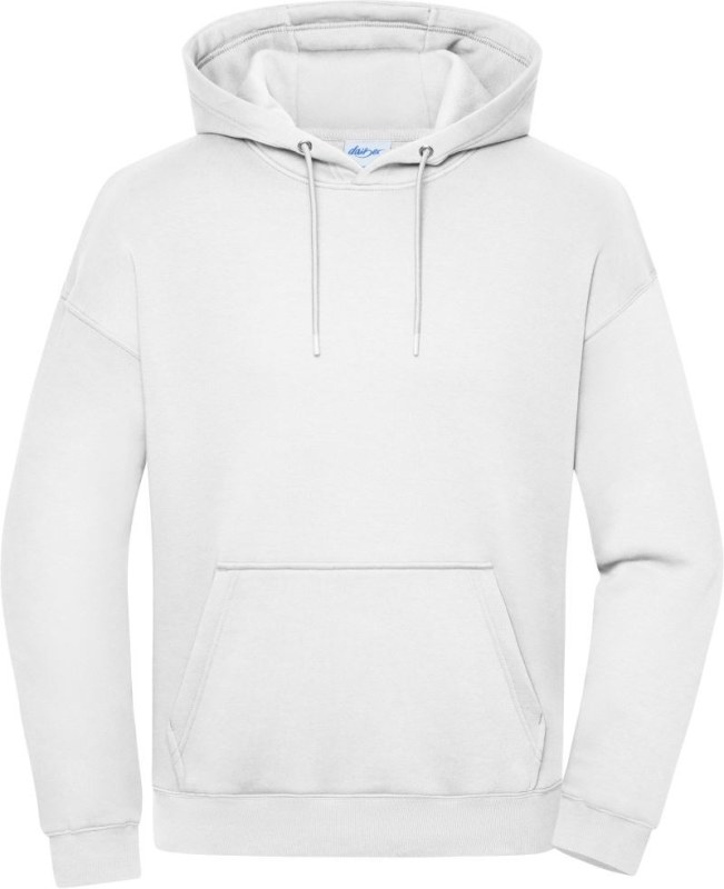 Daiber 8052 Těžká unisex mikina s kapucí 02.8052 white