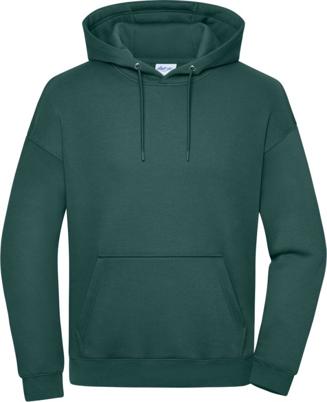 Daiber 8052 Těžká unisex mikina s kapucí 02.8052 smoky green