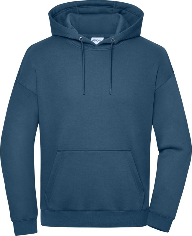 Daiber 8052 Těžká unisex mikina s kapucí 02.8052 dusty blue