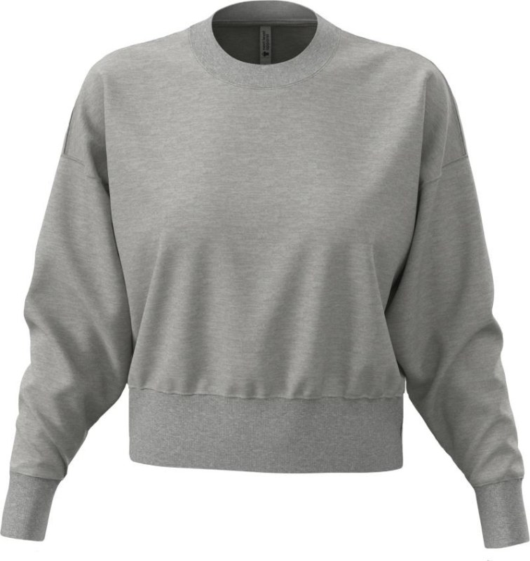 Next Level Apparel N 9087 Těžká dámská oversize mikina 08.9087 heather grey