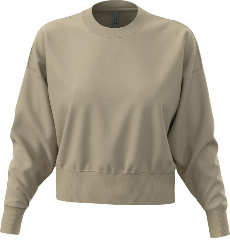 Next Level Apparel N 9087 Těžká dámská oversize mikina 08.9087 tan - Dámské oblečení mikiny