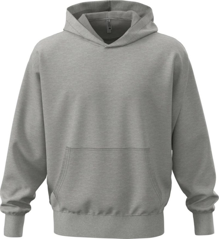 Next Level Apparel N 9307 Těžká oversize unisex mikina s&nbsp;kapucí 08.9307 heather grey - Dámské oblečení mikiny