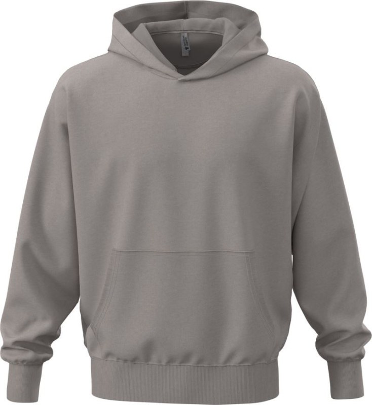 Next Level Apparel N 9307 Těžká oversize unisex mikina s&nbsp;kapucí 08.9307 shitake - Dámské oblečení mikiny