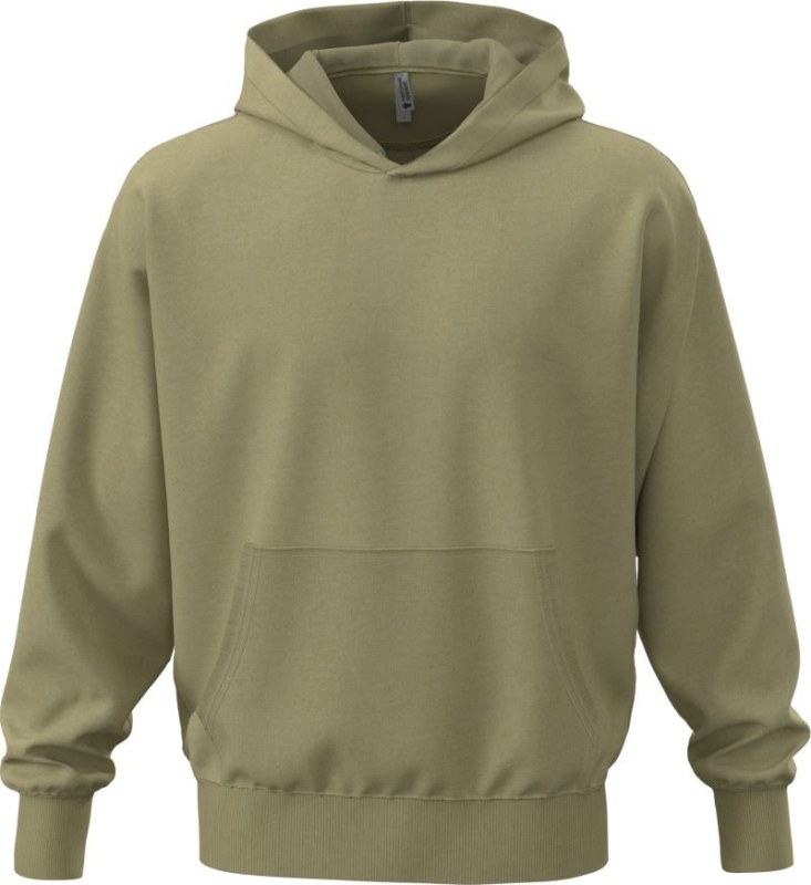 Next Level Apparel N 9307 Těžká oversize unisex mikina s&nbsp;kapucí 08.9307 light olive - Dámské oblečení mikiny