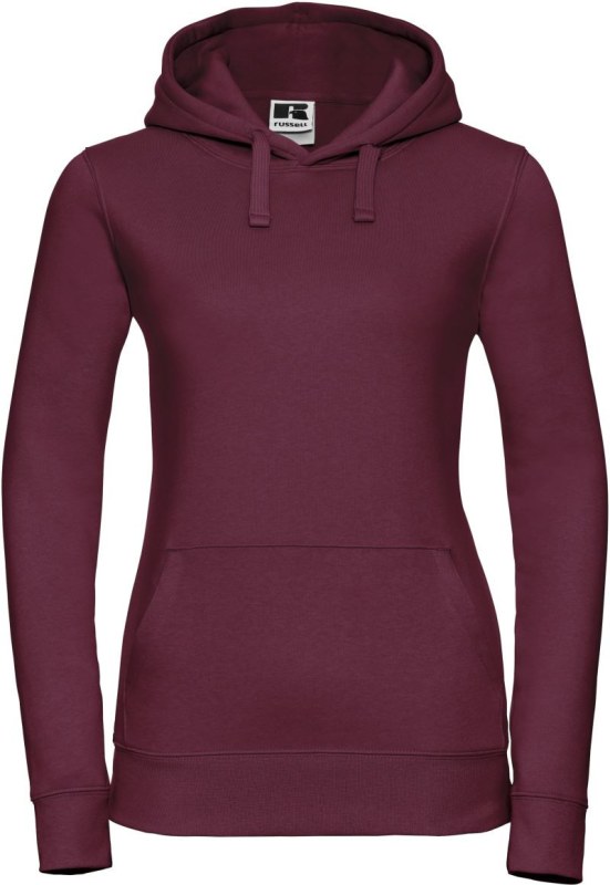Russell Athletic 265F Dámská mikina s kapucí "Authentic" 10.265F burgundy