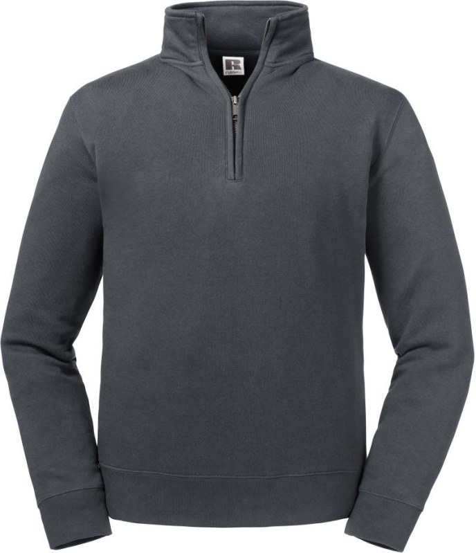 Russell Athletic 270M Mikina s 1/4 zipem "Authentic" 10.270M convoy grey