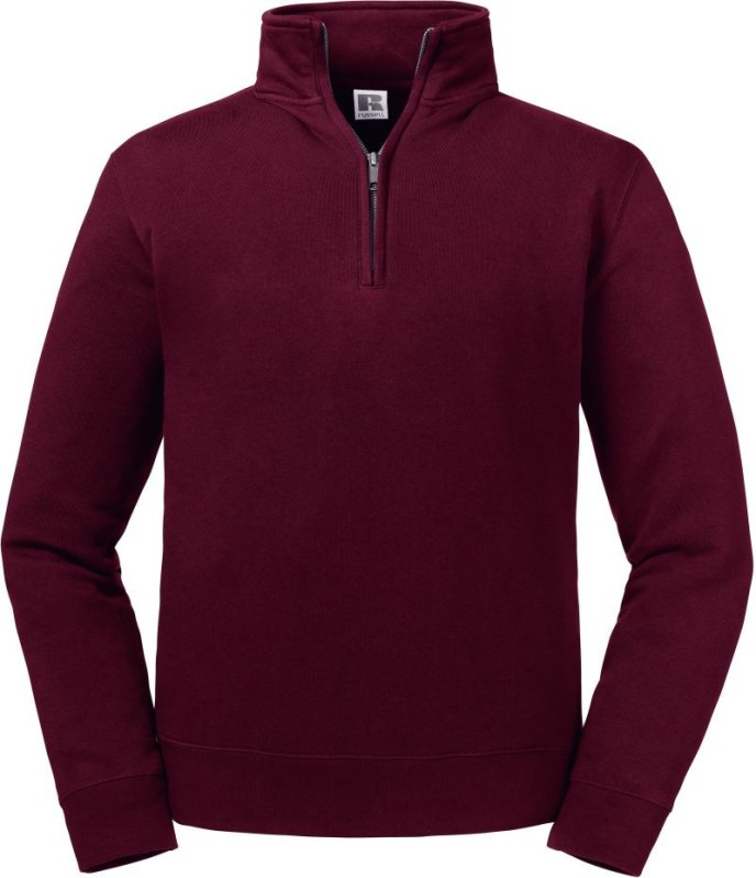 Russell Athletic 270M Mikina s 1/4 zipem "Authentic" 10.270M burgundy