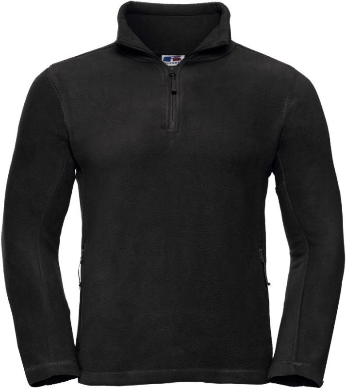 Russell Athletic 874M Fleecová mikina s 1/4 zipem 10.874M black