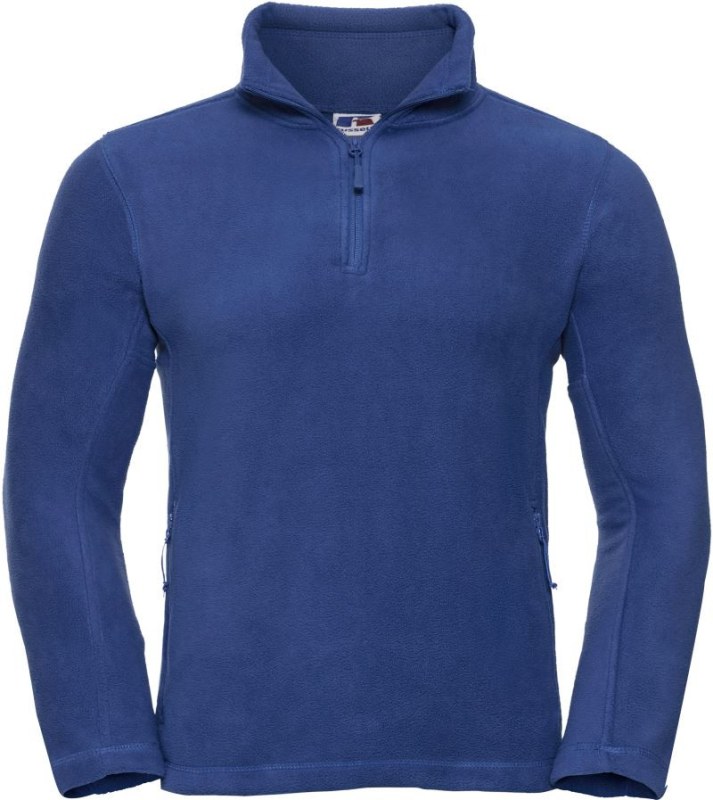 Russell Athletic 874M Fleecová mikina s 1/4 zipem 10.874M bright royal