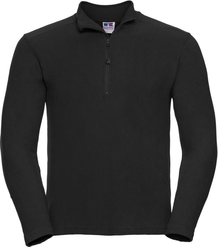 Russell Athletic 881M Mikrofleecová mikina s 1/4 zipem 10.881M black