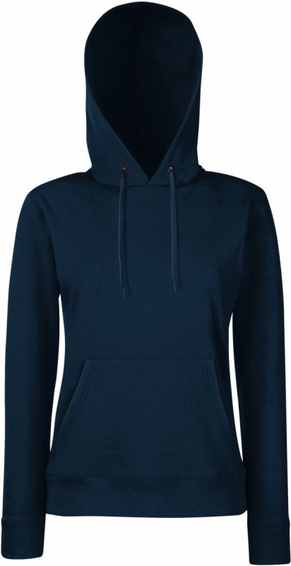 Fruit of the Loom Classic Lady-Fit Hooded Sweat Dámská mikina s kapucí 16.2038 deep navy