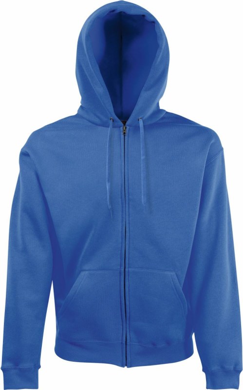Fruit of the Loom Classic Hooded Sweat Jacket Mikina s kapucí 16.2062 royal blue